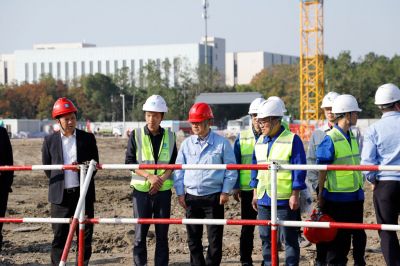 总部领导视察杭华绿印项目｜紧抓安全，力促项目攻坚